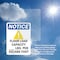 Signmission Floor Load Capacity Sign With Symbol, 7 in W x Rectangle, Vinyl Decal OS-2PACK-NS-D-710-V-12792 - alternate 2